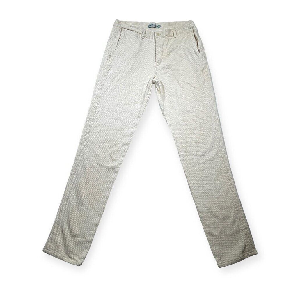 Epaulet White Cream Pants made in Los Angeles Men's Size‎ 32x35"